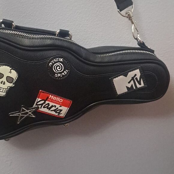 Dolls Kill X DARIA Mystik Spiral Fan Mini Guitar Bag Rare Price Firm - Picture 6 of 9
